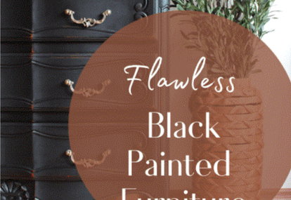 Create the Perfect, Dark Painted Furniture Finish by Hand