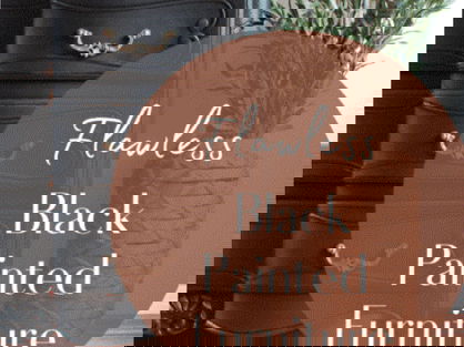 Create the Perfect, Dark Painted Furniture Finish by Hand