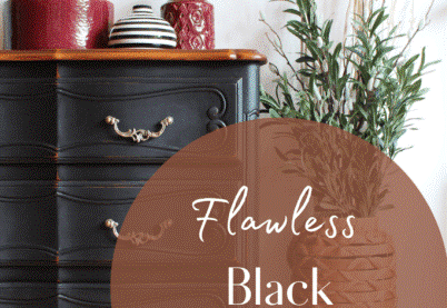 Create the Perfect, Dark Painted Furniture Finish by Hand