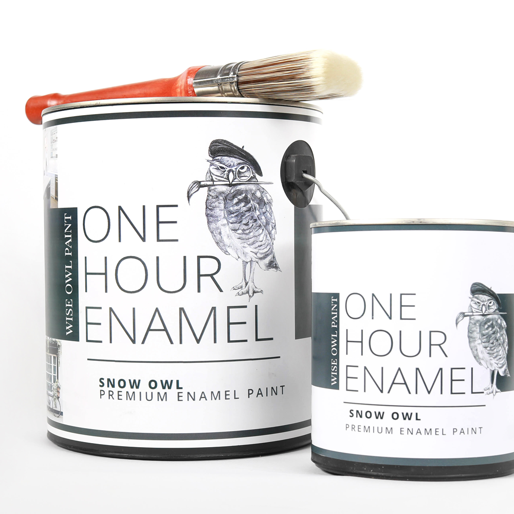 Our One Hour Enamel Paint is a total game changer for both professionals and DIY’ers alike! With its built in Satin top coat, this quick cure formula knocks out projects in record time.