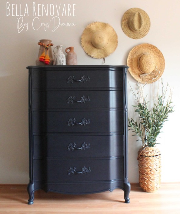 Create the Perfect Dark Painted Furniture Finish by Hand
